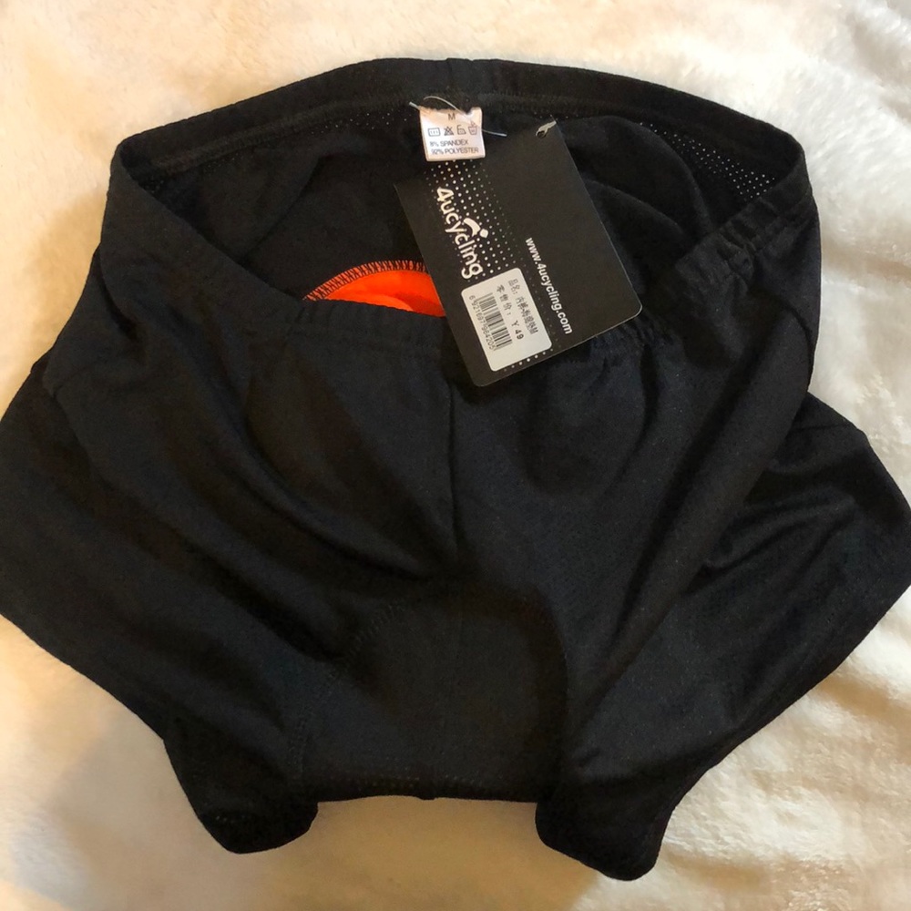 Unisex padded bike cycling shorts